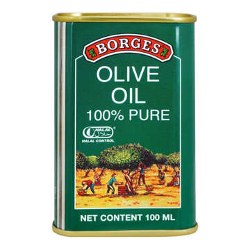 Picture of Borges Olive Massage Oil 100ml Tin